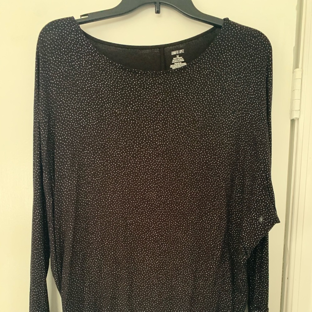 Jennifer Lopez Sparkle Dress Shirt